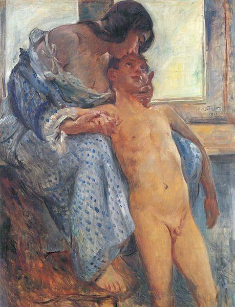 Mutterliebe, Lovis Corinth